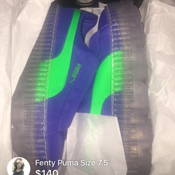 Brand NEW Fenty Pumas 7.5 - Picture 1 of 1